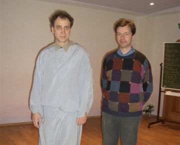 Наш доктор Арсен Лордкипанидзе и д-р мед. Харальд Меркенс. Зима 2006.