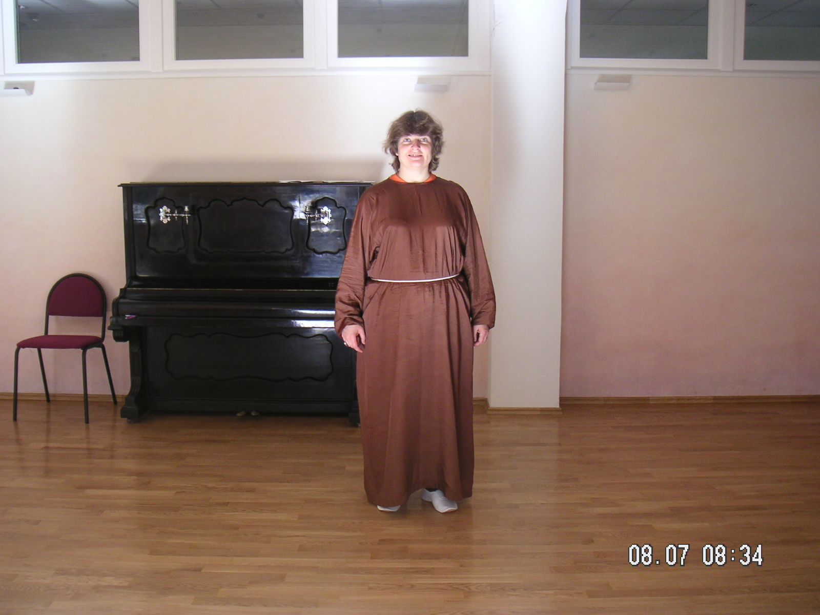 Екатерина Шляхтер, наш доктор, всегда открыта для нового! Лето 2004.